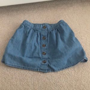 Girls denim skirt size 2/3